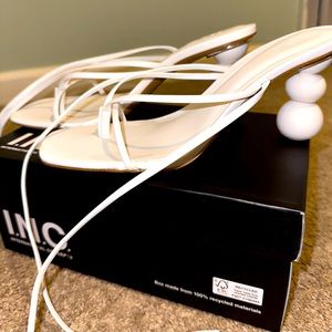 INC Lilliana White Sandal